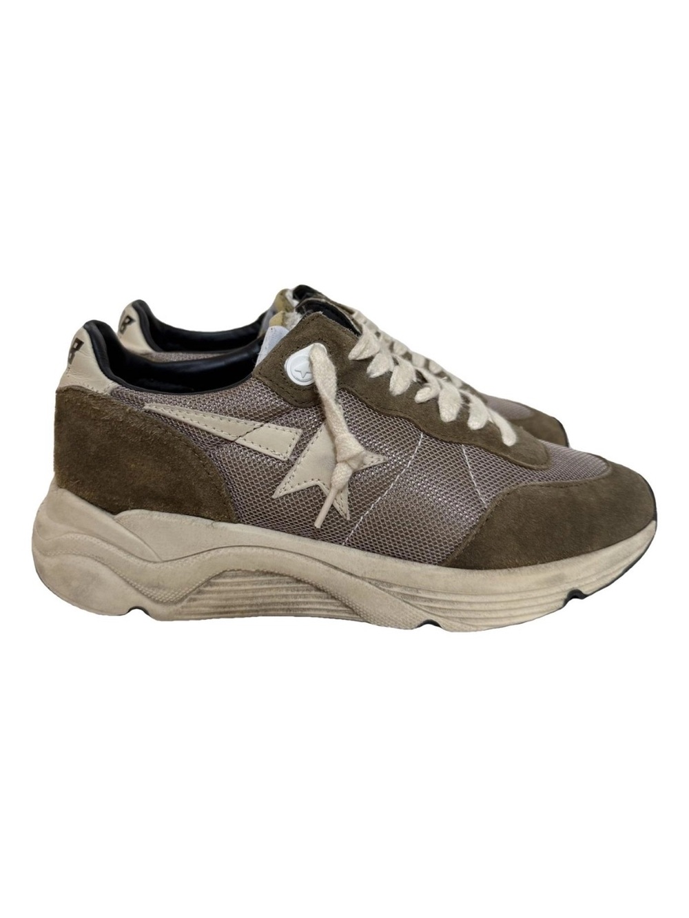 Golden Goose Brown Suede Running Sole